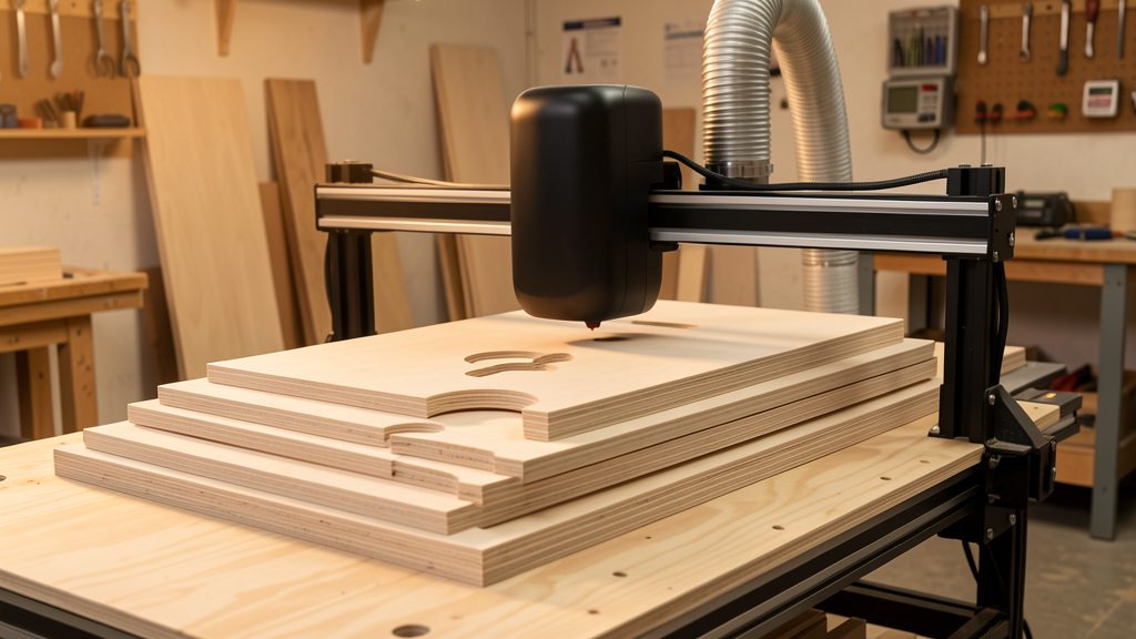 Choisir la puissance laser adaptée pour découper des planches de bois en atelier