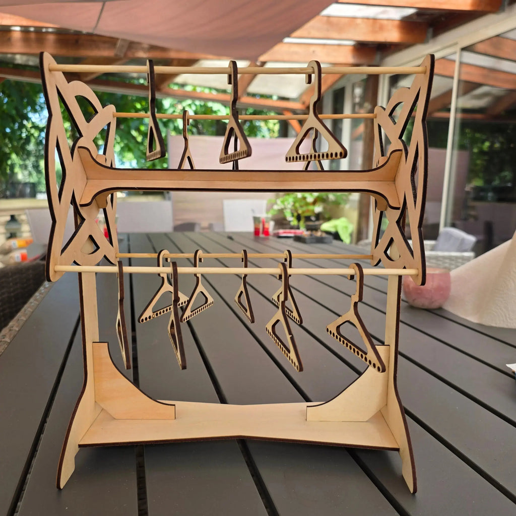 Présentoir boucle d'oreille Roue - Faire soi-même Ici On Bricole