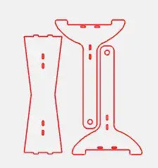 Présentoir boucle d'oreille Roue - Faire soi-même Ici On Bricole