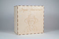 Cagnotte personnalisée en bois – Tirelire gravée au laser – Cadeau anniversaire mariage retraite – Contreplaqué tilleul – Made in France