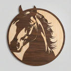 Fichier SVG XCS Cheval – Découpe Laser Bois Tilleul & Noyer 3 mm