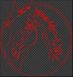 Fichier SVG XCS Cheval – Découpe Laser Bois Tilleul & Noyer 3 mm