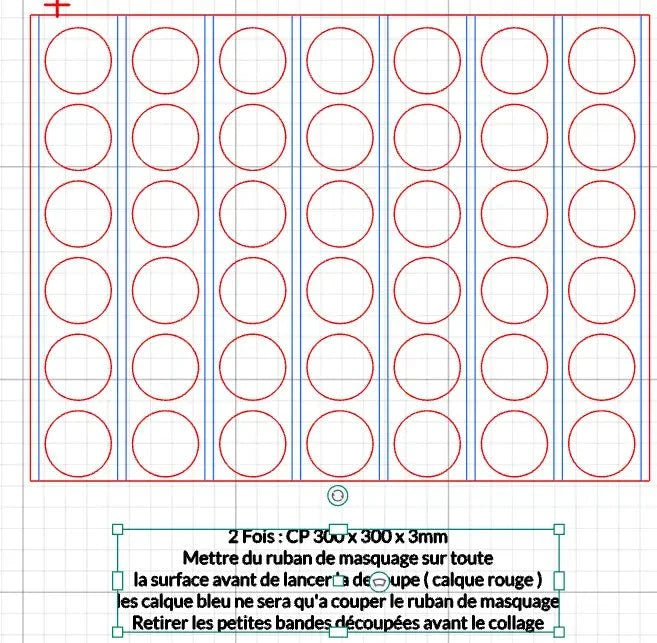 Fichier SVG XCS Puissance 4 – Jeu en bois à fabriquer soi‑même – Découpe laser