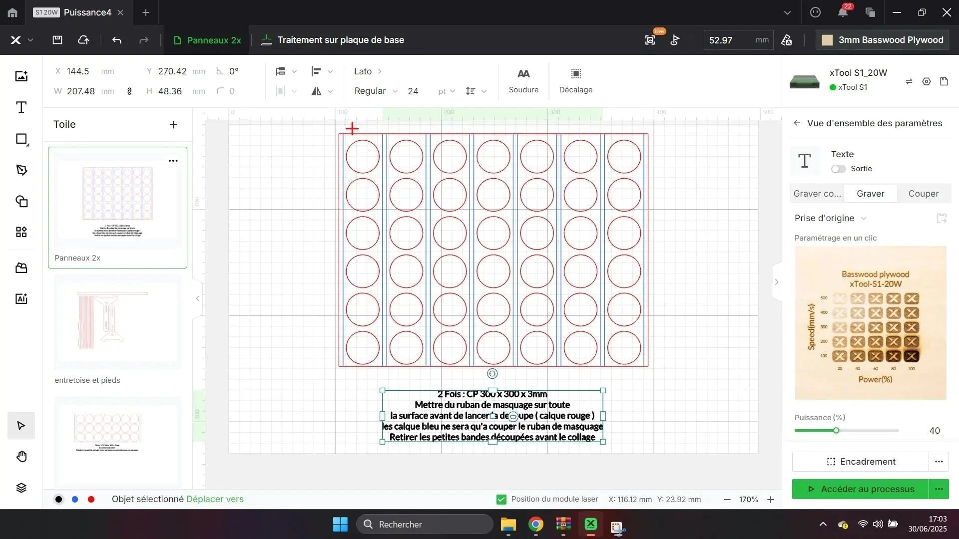 Fichier SVG XCS Puissance 4 – Jeu en bois à fabriquer soi‑même – Découpe laser