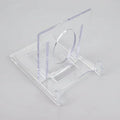 Mini Chevalet en Plexiglass Transparent – Présentoir photo carte illustration – Accessoire décoratif vitrine