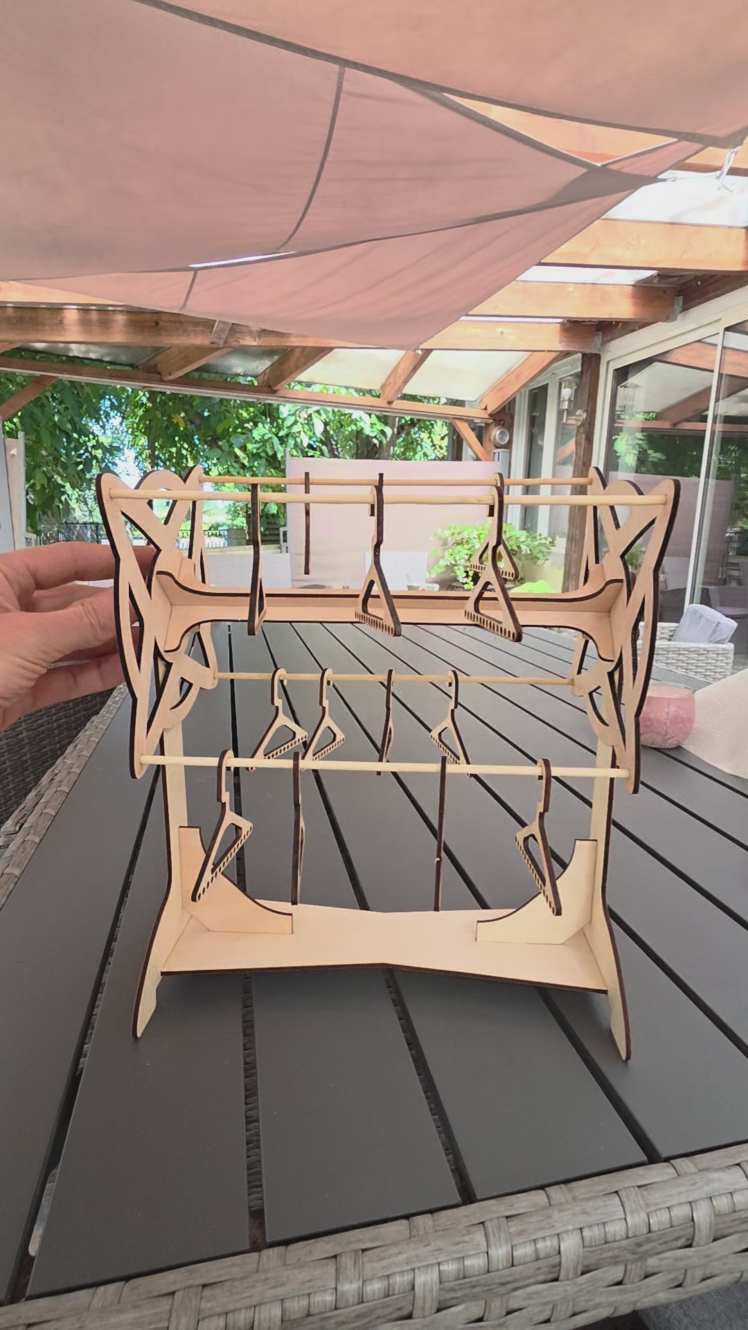 Présentoir boucle d'oreille Roue - Faire soi-même