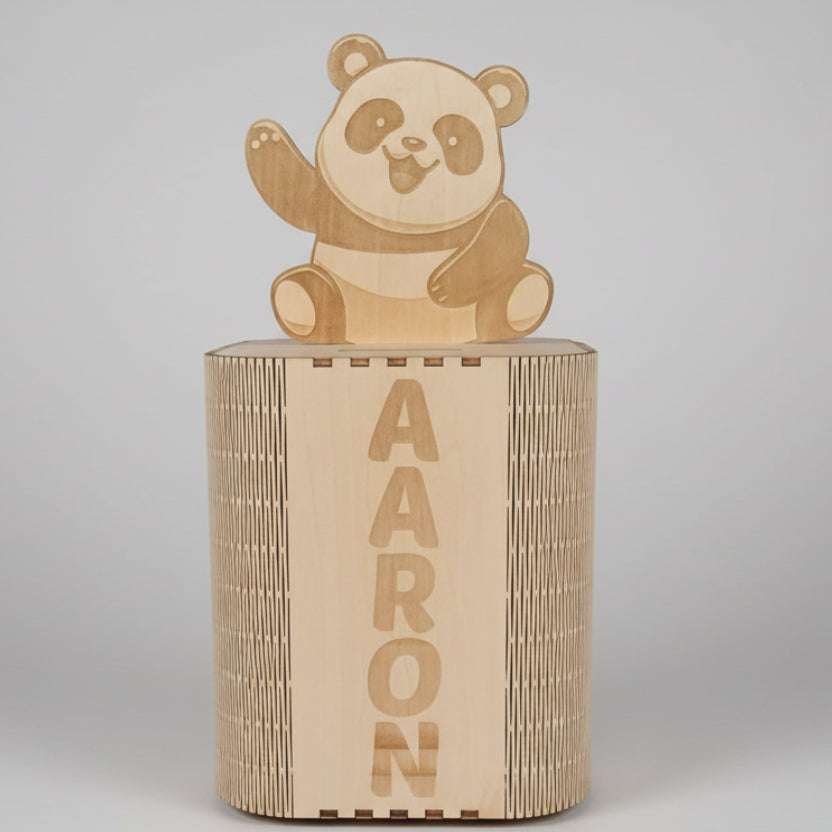 tirelire-panda-tilleul-face